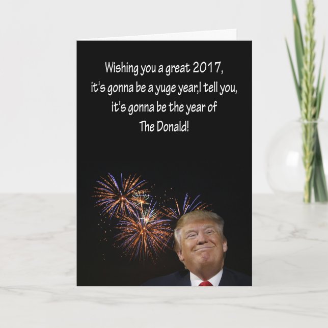 New Years card from Donald J. Trump (Front)