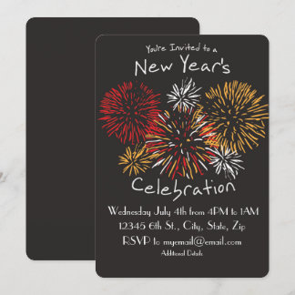New Year's Celebration Invitation