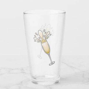 New Years Champagne Glass