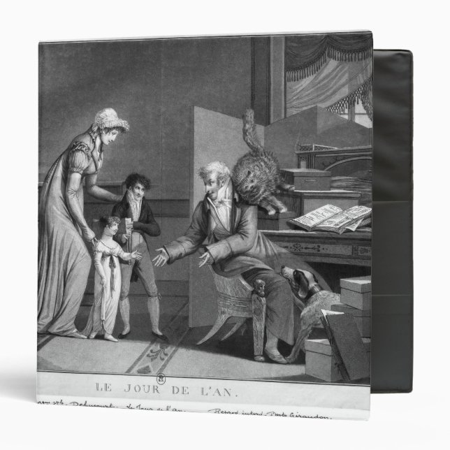 New Year's Day, 1807 Binder (Front/Inside)