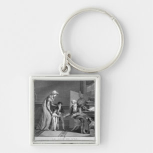 New Year's Day, 1807 Keychain