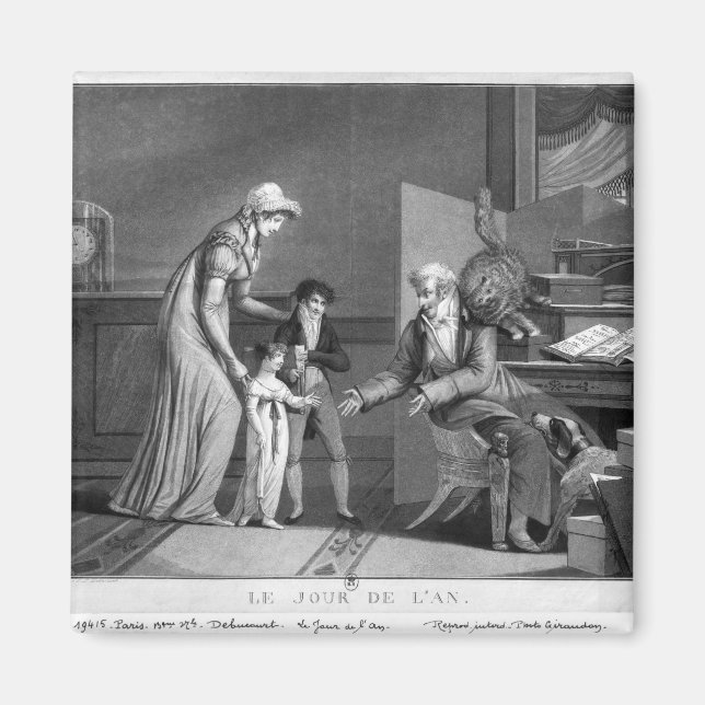 New Year's Day, 1807 Magnet (Front)
