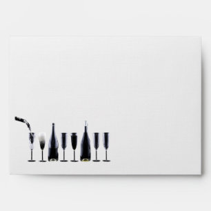 New Year's Day Champagne Toast Envelope
