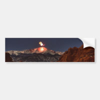 New Years' Day Fireworks on the top of Pikes Peak
