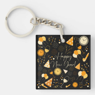 New Year's Day  Keychain