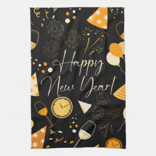 New Year's Day Kitchen Towel