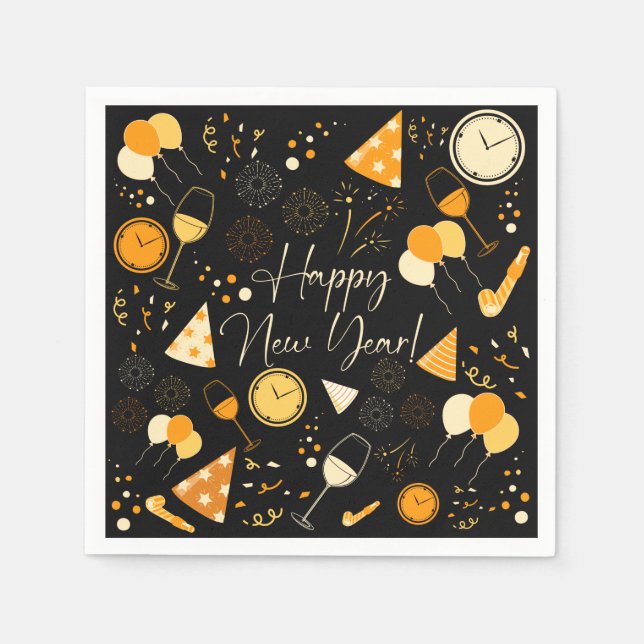 New Year's Day Napkin (Front)