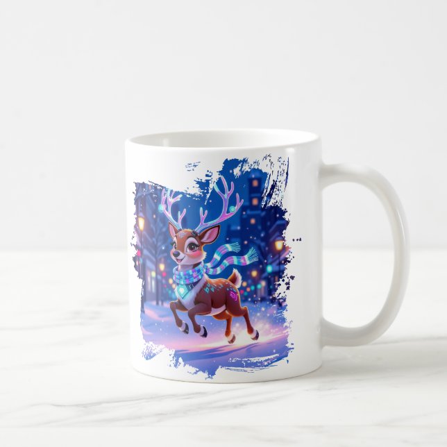New Year's deer  Coffee Mug (Right)