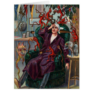New Year's Demons Big Greeting Card