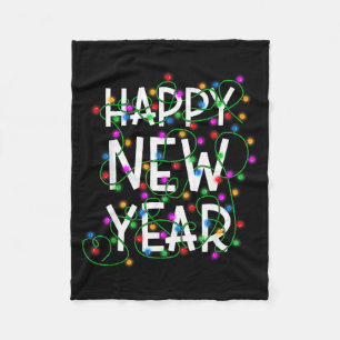 New Year's Eve 2026 Family Happy New Year Happy Ch Fleece Blanket