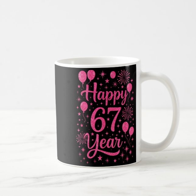 New Year's Eve 2026 Happy 67 Year Gen Z Funny Meme Coffee Mug (Right)