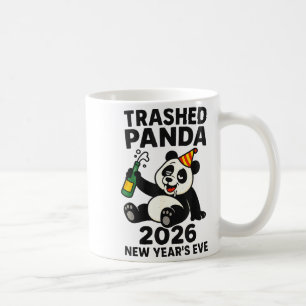 New Years Eve 2026 Trashed Panda Premium Coffee Mug