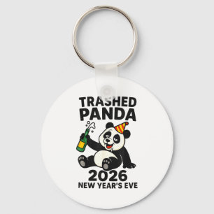 New Years Eve 2026 Trashed Panda Premium  Keychain
