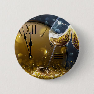 New Years Eve 2 Inch Round Button