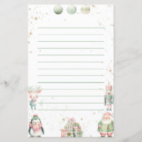 New Year's Eve and Christmas-themed paper