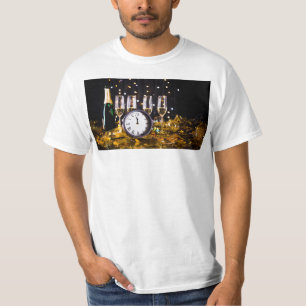 New Year's Eve celebration SlipperyJoe's champagne T-Shirt