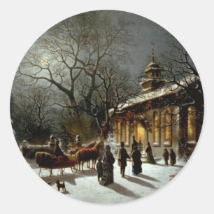 New Years Eve Classic Round Sticker