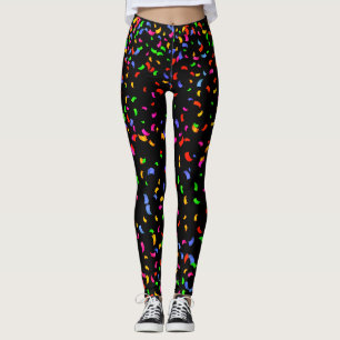 New Year's Eve Confetti Leggings