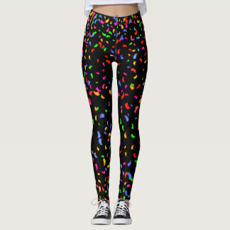 New Year's Eve Confetti Leggings