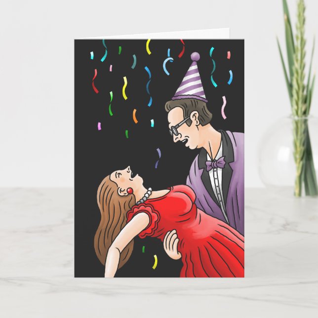 New Years Eve Confetti Party Invitation (Front)