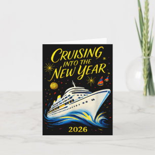 New Year's Eve Cruise 2026 Cruising Into The New Y Card