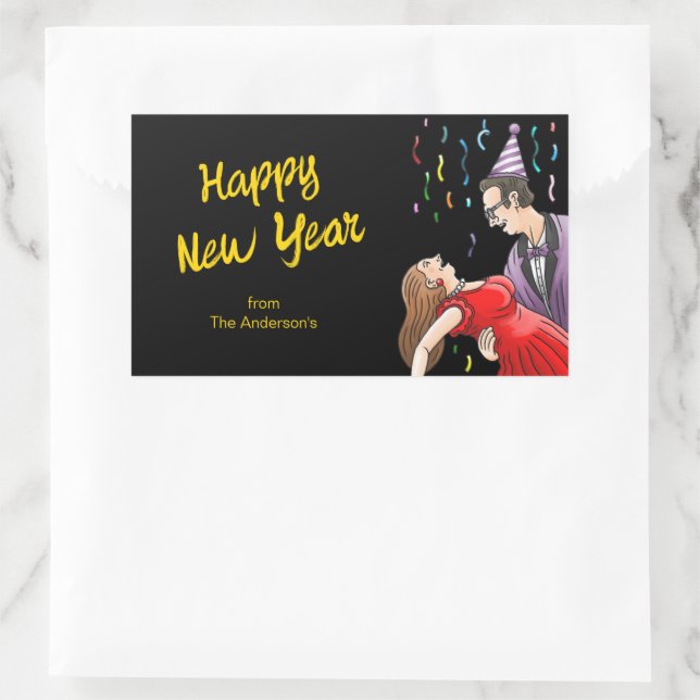 New Year's Eve Dancing Sticker (Bag)