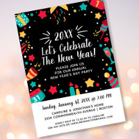 New Year's Eve Day Party Celebrate 2018 Festive