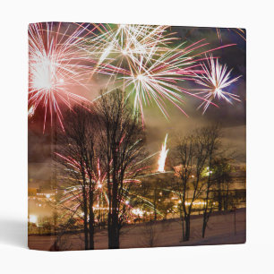 New Year's Eve Fireworks in Niederau Tyrol Austria Binder