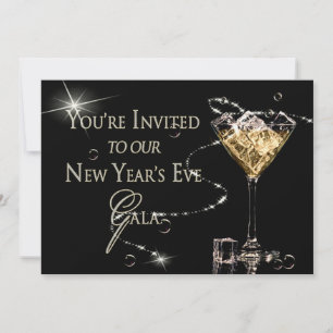 NEW YEAR'S EVE GALA INVITATION - Semi-Formal - Ice