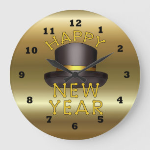 New Year's eve Holiday Clock