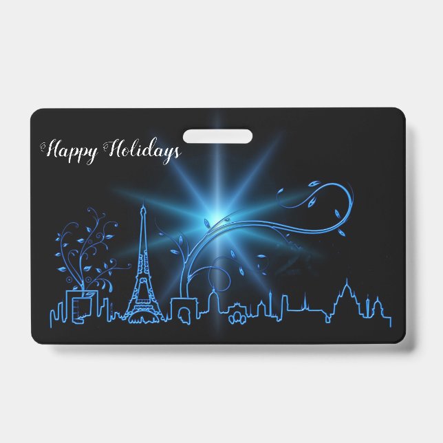 New Year's eve in Paris     Badge (Front)