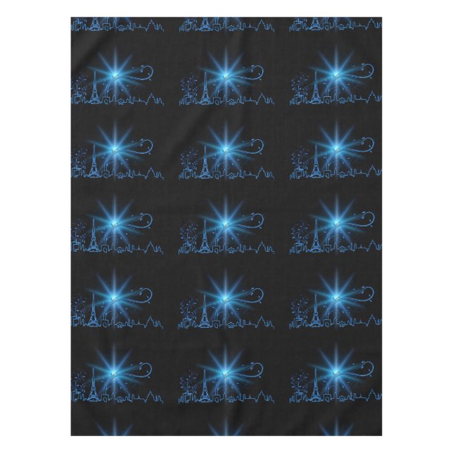 New Year's eve in Paris                Tablecloth (Front)