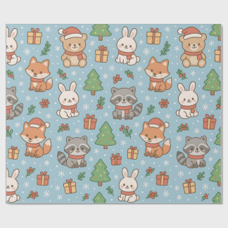 New Year's Eve in the forest Wrapping Paper