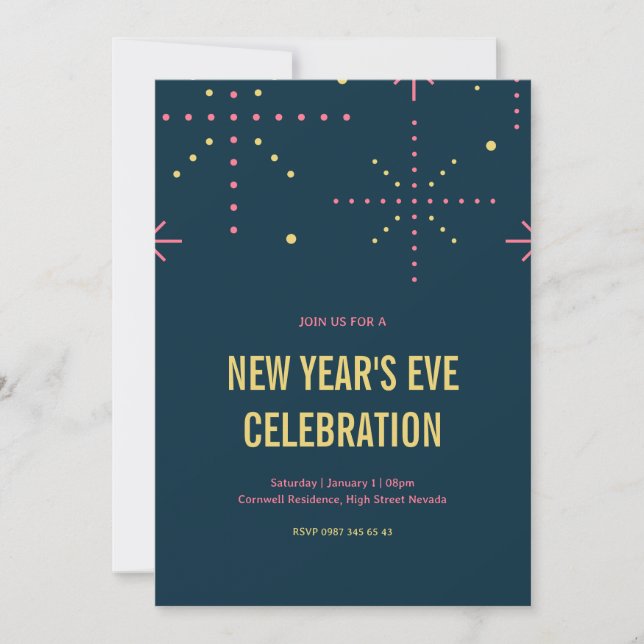 New Year's Eve Invitation (Front)