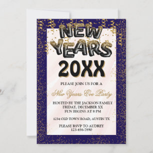 New Years Eve  Invitation