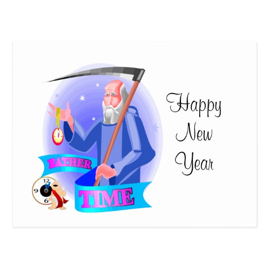 New Year's Eve Invitation Postcard