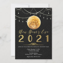 New Years Eve Invitations, New Years