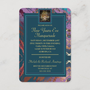 New Years Eve Masquerade Invitation