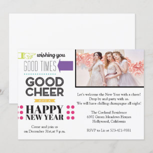 New Years Eve Night Party Invitation