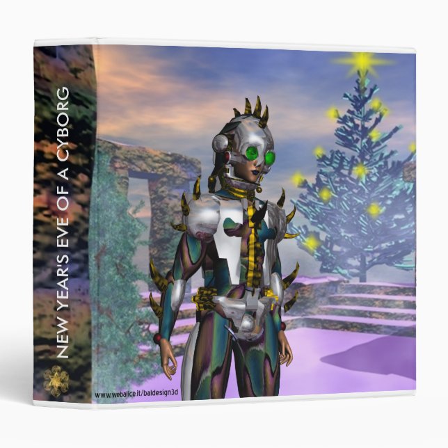 NEW YEAR'S EVE OF A CYBORG BINDER (Front/Spine)