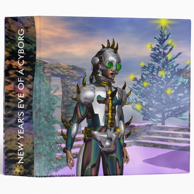 NEW YEAR'S EVE OF A CYBORG BINDER (Front/Spine)