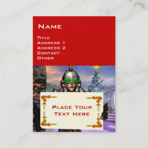 NEW YEAR'S EVE OF A CYBORG BUSINESS CARD