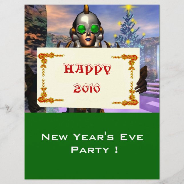 NEW YEAR'S EVE OF A CYBORG FLYER (Front)