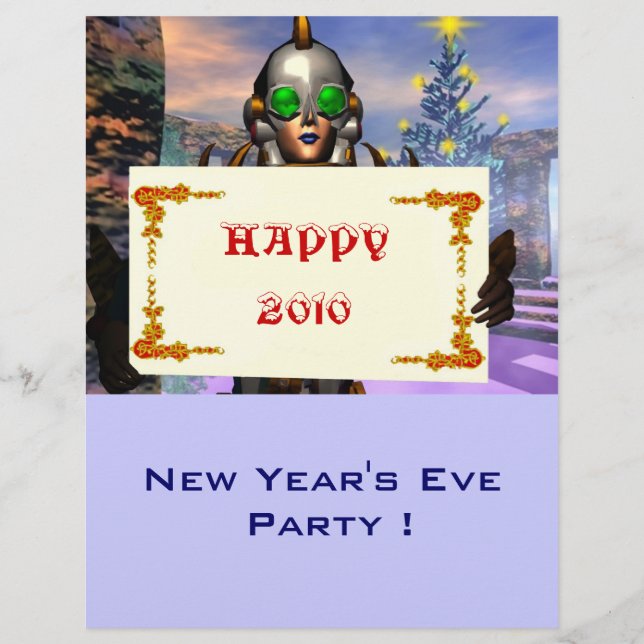 NEW YEAR'S EVE OF A CYBORG FLYER (Front)