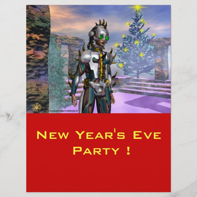 NEW YEAR'S EVE OF A CYBORG FLYER (Front)