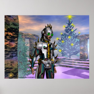 NEW YEAR'S EVE OF A CYBORG POSTER
