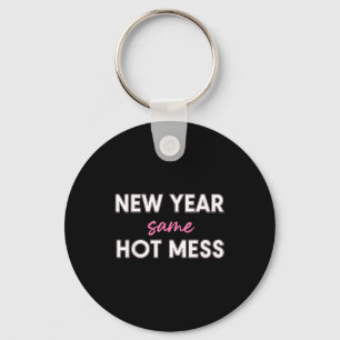 New Years Eve Outfits Women, Funny New Year Same M Keychain