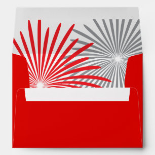 New Years Eve party fireworks custom color Envelope