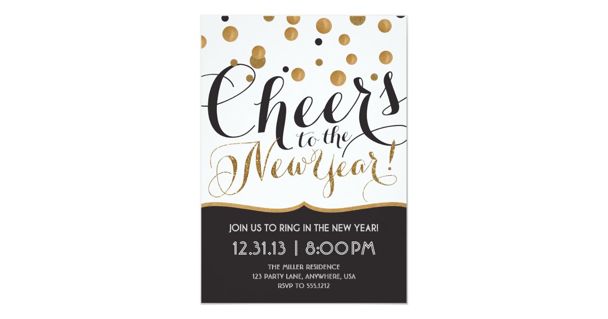 New Year&#039;s Eve Party Invitation | Zazzle.ca