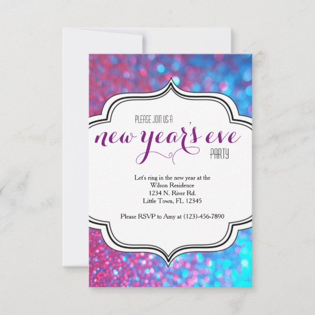New Year's Eve Party Invitation (Front)